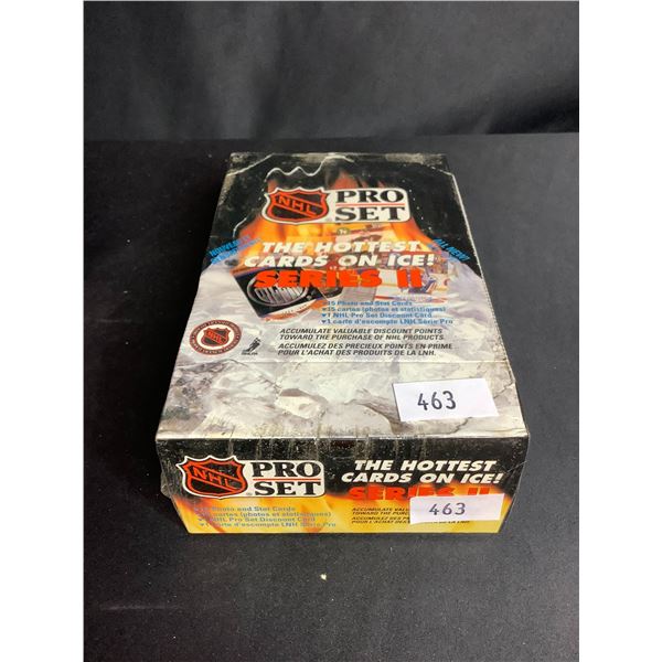 SEALED BOX OF 1990 NHL PRO SET THE HOTTEST CARDS ON ICE SERIES 2 CARD PACKS