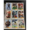 Image 2 : BINDER OF 1991 UPPER DECK FOOTBALL CARDS COMPLETE SET 1-700