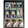 Image 2 : 3 SHEETS OF ASSORTED BASEBALL CARDS : DON RUSS, FLEER, SCORE