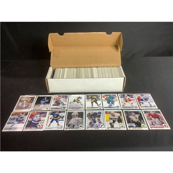 BOX OF ASSORTED UPPER DECK HOCKEY CARDS