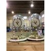 Image 1 : PAIR OF MATCHING HALLER ANNIVERSARY CLOCKS