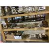 Image 1 : SHELF LOT OF ASSORTED CLOCKS, WALL HANGING AND ORNAMENT