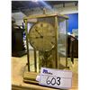 Image 1 : BRASS AND GLASS KUNDO CLOCK