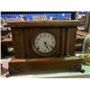 Image 1 : WOOD MANTEL CLOCK