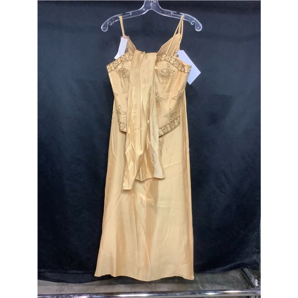 NEW WITH TAGS CHIFFON DRESS SIZE 38 RETAIL $349.95