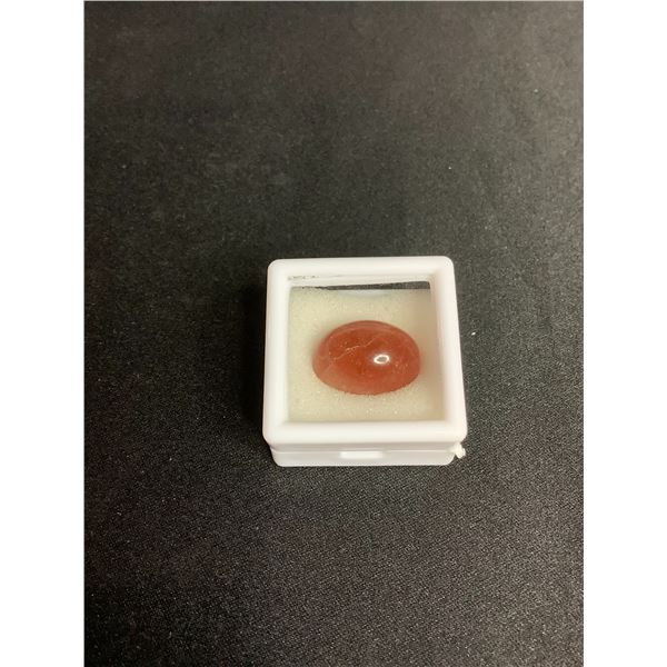 NATURAL SUNSTONE 15.06CT 17.48 X 12.65 X 9.52MM OVAL CABOCHON KANGAYAM INDIA UNTREATED