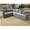 Image 1 : 2 PIECE FABRIC SECTIONAL SOFA