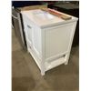 Image 2 : NEW OUT OF BOX WITH VISIBLE CRACK OVE BATHROOM VANITY 30"