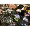 Image 2 : SHELF LOT OF MOTOCROSS SAFETY RIDING GEAR, HELMETS, BOOTS, CLOTHING