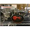 Image 2 : SHELF LOT OF LAGOSTINA COOKWARE , TOASTER, AND MORE