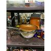 Image 2 : SHELF OF KITCHEN ITEMS, CROCKPOT, WATER JUG, UTENSILS, AND MORE