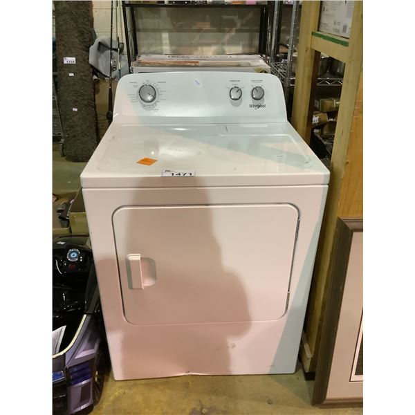 WHIRLPOOL WHITE CLOTHES DRYER