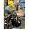 Image 2 : ASSORTED MAC GREGOR LH .GOLF CLUBS  WITH SPALDING GOLF BAG