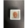 Image 2 : NATURAL SUNSTONE 16.265CT 18.56 X 13.61 8.86MM OVAL CABOCHON KANGAYAM INDIA UNTREATED