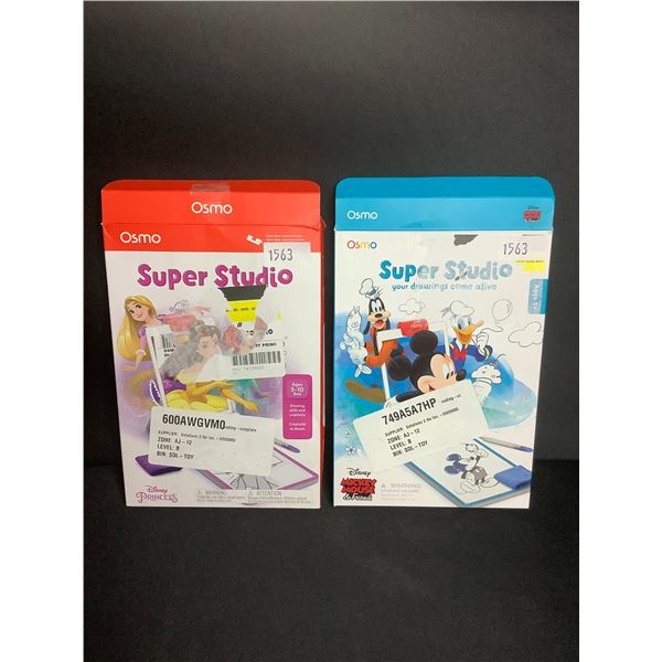 2 OSMO SUPER STUDIO DISNEY PRODUCTS: PRINCESS & MICKEY MOUSE & FRIENDS