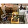 Image 2 : SHELF LOT OF ASSORTED TOOLS, PLIERS, HEATER, CLAMPS, AND MORE