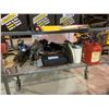 Image 1 : SHELF LOT OF TOOLS, GS CONTAINER, CORDLESS SAWS, AND MORE