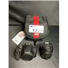 Image 1 : CANON EOS REBEL T7 CAMERA WITH BATTERY, LENS (EFS 18-55MM) & CARRYING CASE