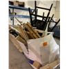 Image 2 : PALLET OF ASSORTED BED FRAMES AND CHAIRS