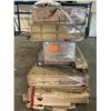 Image 2 : PALLET OF ASSORTED FURNITURE INCLUDING STORAGE BENCH, COUNTER HEIGHT CHAIRS, DINING TABLE,