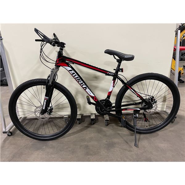 NEW OUT OF BOX MH FASTRACK BLACK/RED  24 SPEED FRONT SUSPENSION MOUNTAIN BIKE