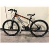 Image 2 : NEW IN BOX MH FASTRACK BLACK/ORANGE  24 SPEED FRONT SUSPENSION MOUNTAIN BIKE