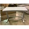 Image 1 : *TESTED WORKING* SIT TO STAND ELECTRONICALLY CONTROLLED TABLE WITH WIRELESS CHARGING AND 2 USB