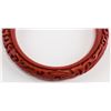 Image 5 : Chinese Red Lacquer Carved Bangle