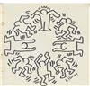 Image 1 : American Mixed Media on Paper Signed K. Haring
