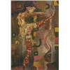 Image 1 : Austrian Oil on Canvas Inscribed GUSTAV KLIMT