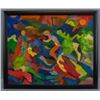 Image 2 : Russian Oil on Canvas Framed Signed Kandinsky