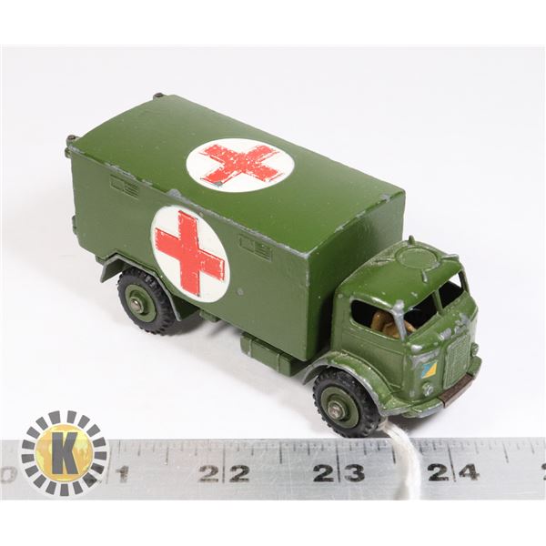 #2 DINKY TOYS #626 MILITARY AMBULANCE VEHICLE