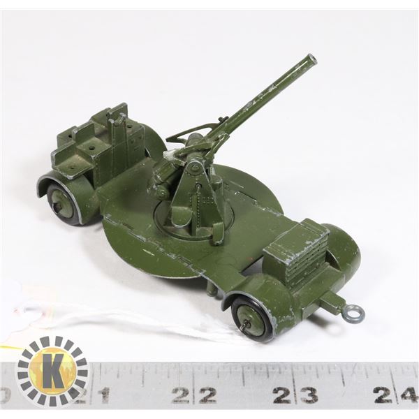 #5 DINKY TOYS  #161B ANTI AIRCRAFT GUN MILITARY