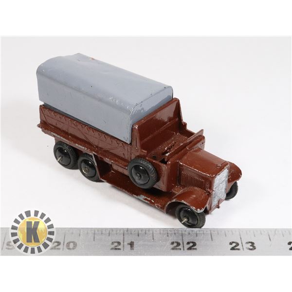 #13 DINKY TOYS DINKY 151B BROWN REPAINT 6 WHEEL