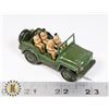 Image 1 : #16 DINKY TOYS #674  AUSTIN CHAMP W/ 4 SOLDIERS