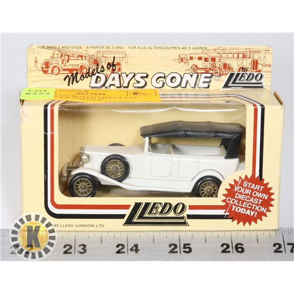 #133 LLEDO BOXED MODELS OF DAYS GONE ENFIELD