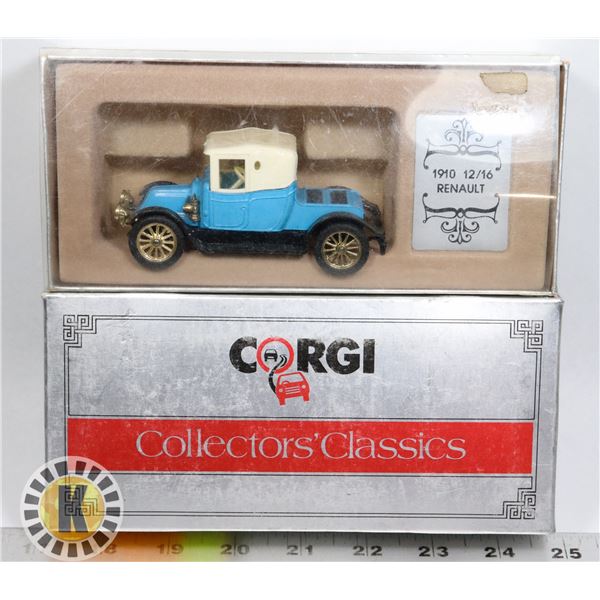 #144 CORGI CLASSICS 1910 12/16 RENAULT BOXED