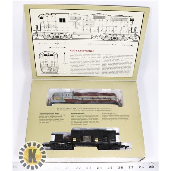 #146 TRAIN PROTO 2000 SERIES GP18 LOCOMOTIVE