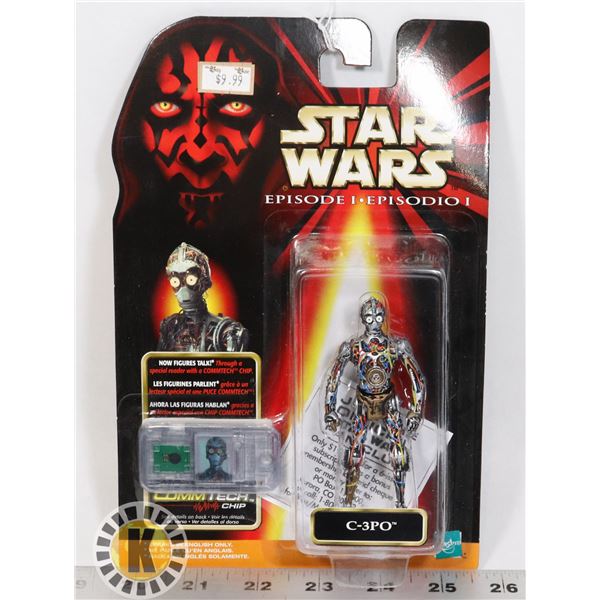 #161 STAR WARS CARDED ACTION FIGURE C-3P0