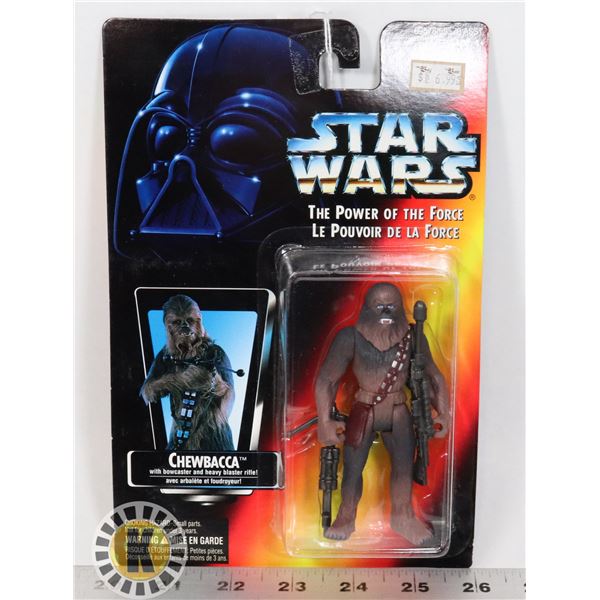 #163  STAR WARS CARDED ACTION FIGURE CHEWBACCA