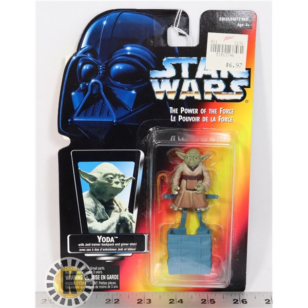 #166  STAR WARS CARDED ACTION FIGURE YODA