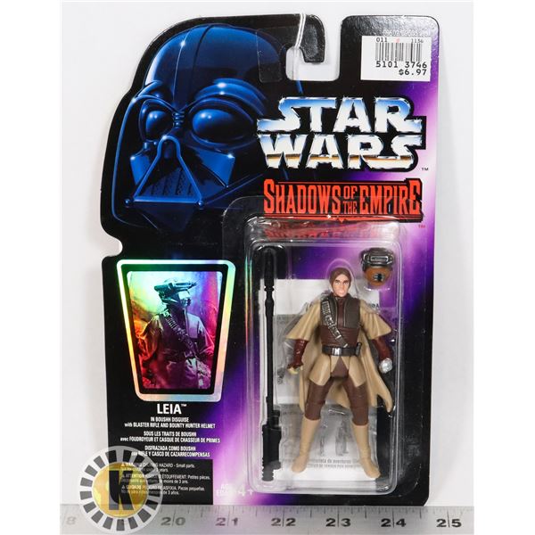 #167  STAR WARS CARDED ACTION FIGURE LEIA