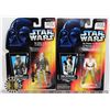 Image 1 : #174  STAR WARS LOT OF 2 CARDED ACTION
