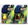 Image 1 : #180  STAR WARS LOT OF 2 CARDED ACTION