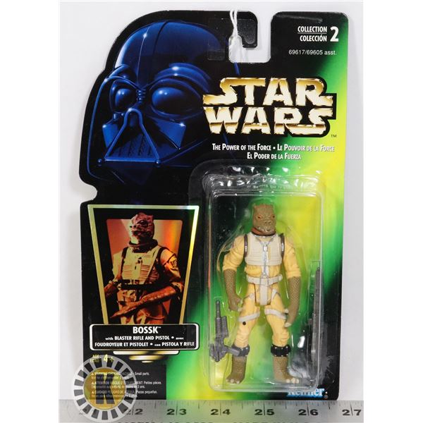 #184  STAR WARS 1996 CARDED FIGURE BOSSK BOUNTY