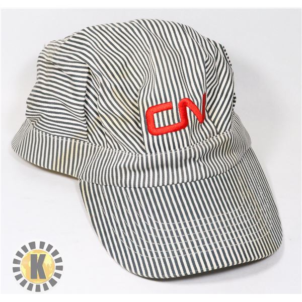 #256 CN RAIL TRAIN CONDUCTORS HAT CAP FERSTEN