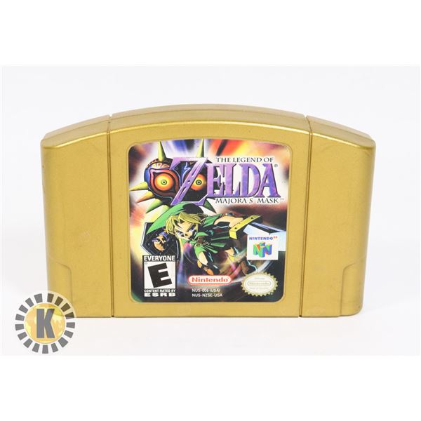 #303 N64 NINTENDO GAME- LEGEND OF ZELDA MAJORA'S