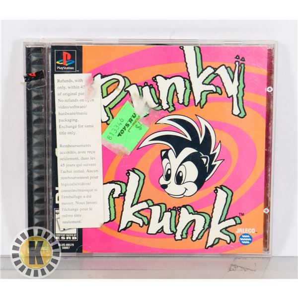 #335  PLAYSTATION ONE PS1 PUNKY SKUNK GAME