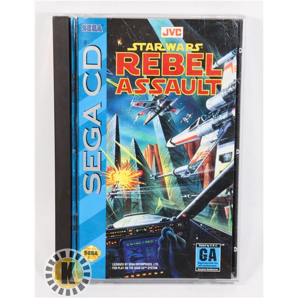 #337  SEGA CD GAME STAR WARS REBEL ASSAULT IN