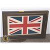 Image 1 : #375 BRITISH UNION JACK FLAG FRAMED